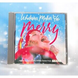Whatever Makes You Merry CD Sears Christmas Compilation 1998 Holiday Music Blue